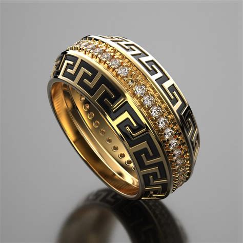 versace gold ring replica|versace wedding ring.